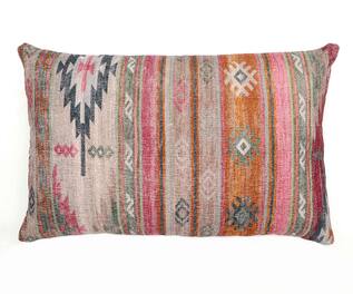Gharghar Kilim Print Rectangle Shape Cushion Cover