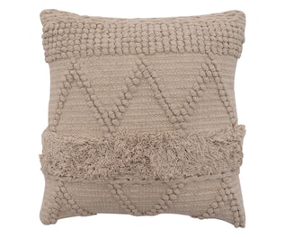 Gharghar Amelia Handwoven Cushion Cover With Filler