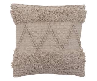 Gharghar Cosy Handwoven Cushion Cover With Filler