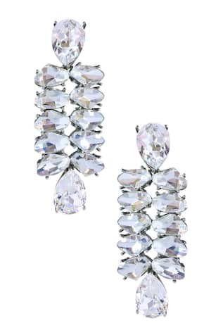 Ornamaas by Ojasvita Crystal Cocktail Chandelier Earrings