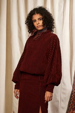 Nikita Mhaisalkar Corduroy Striped Top
