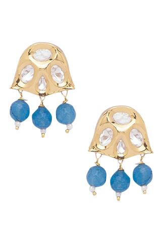 Hrisha Jewels Kundan Drop Earrings