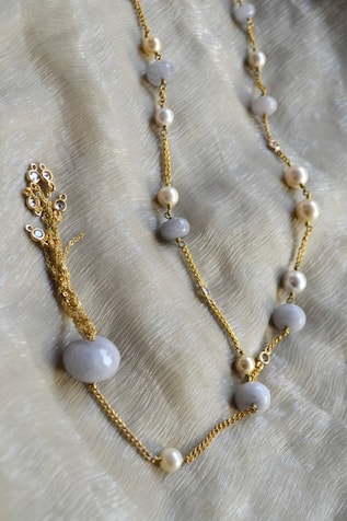 Heer-House Of Jewellery Agate Tassel Long Necklace