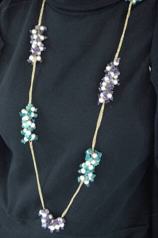 Heer-House Of Jewellery Gravel Cluster Long Necklace