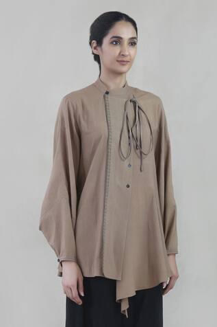 Integument Handloom Cotton Asymmetric Tunic