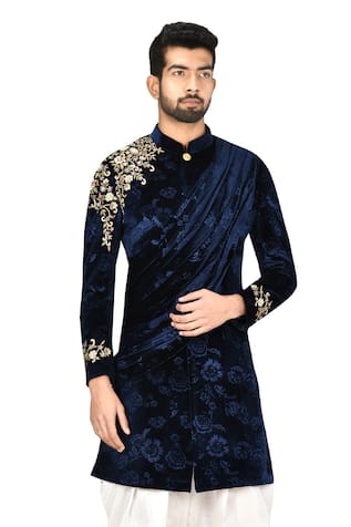 Velvet Kurta Buy Velvet Kurta Online Aza Fashions