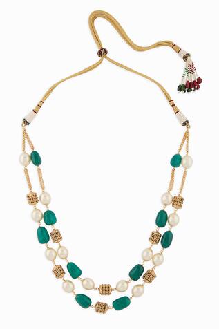 Joules by Radhika Antique Beaded Layered Necklace