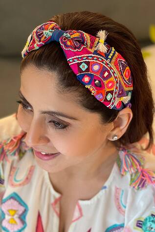 Payal Singhal Frida Embroidered Headband