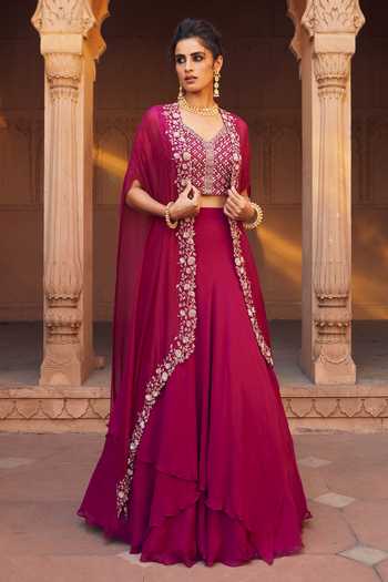 Embellished Cape Jacket: Buy 