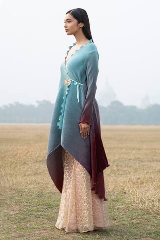 Kiran Uttam Ghosh Floral Embroidered Belt
