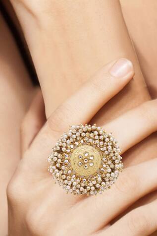 Kista Floral Bead Ring