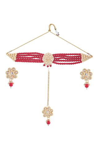 Samyukta Singhania- Jewellery Kundan Choker Necklace Set