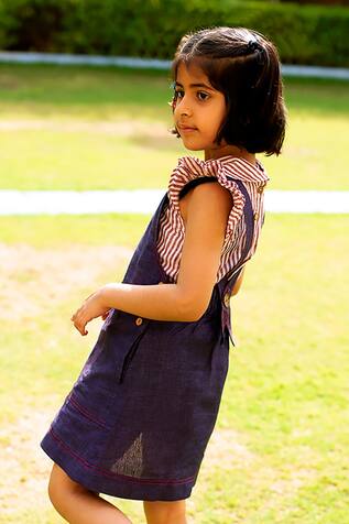 Khela Linen Pinafore Dress