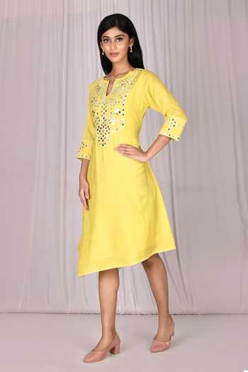 Mirror Work Kurtis: Buy Mirror Work 