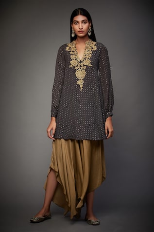 RI.Ritu Kumar Embroidered Short Kurta