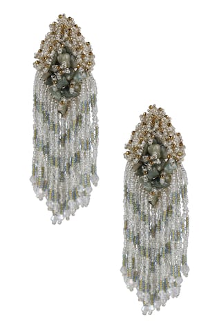 D'oro Bead Tassel Earrings