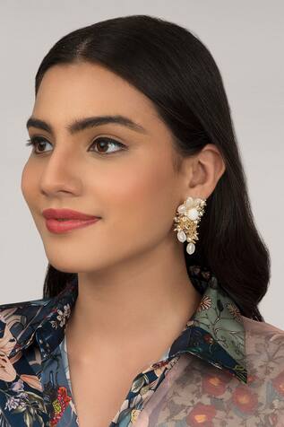 D'oro Jasmine Designer Earrings