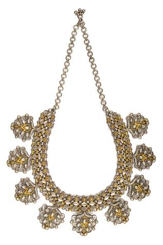 Neeta Boochra Cutwork Kundan Necklace