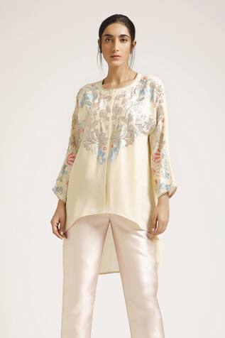 Pankaj & Nidhi Embroidered Asymmetric Tunic