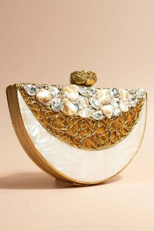Sephyr Margaery Moon-Shaped Clutch With Sling