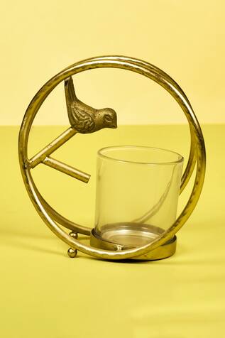 Manor House Bird With A Ring Candle Holder