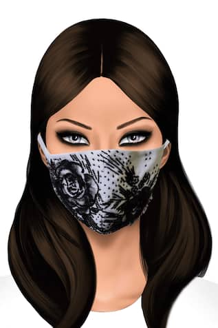 Gaya - Accessories Embellished Face Mask (Single Pc)