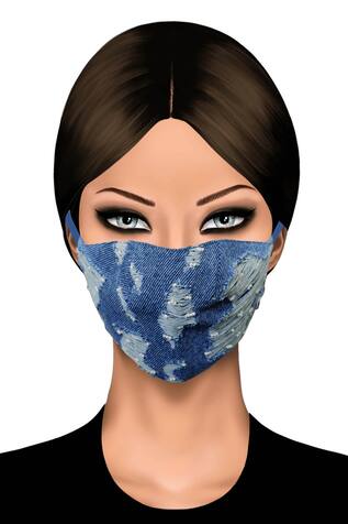 Gaya - Accessories Denim Face Mask (Single Pc)