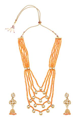 Minaki Layered Beaded Necklace Set