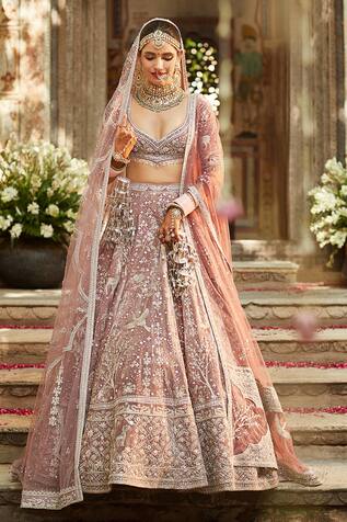 Matsya The French Rose Tales Of Masai Lehenga Set