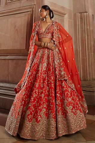 Mrunalini Rao Roma Lata Embroidered Lehenga Set