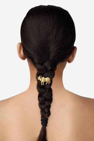 Masaba Gold Plated Cow Hair Pin