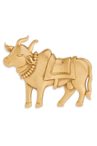 Masaba Gold Plated Cow Ring
