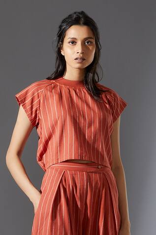 Mati Striped Crop Top