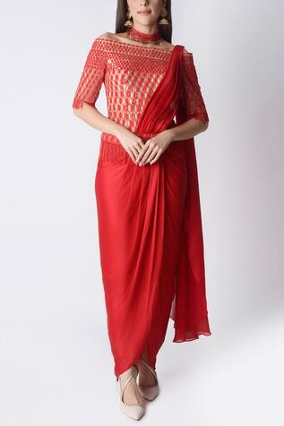 saree gown for women