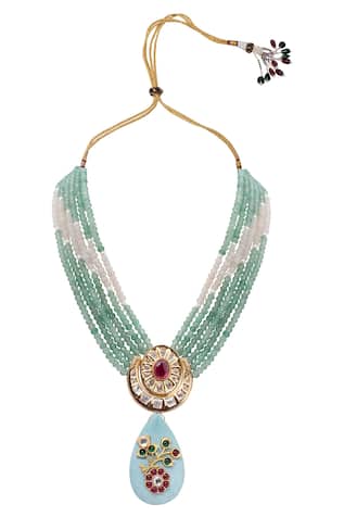 Joules by Radhika Layered Beaded Necklace
