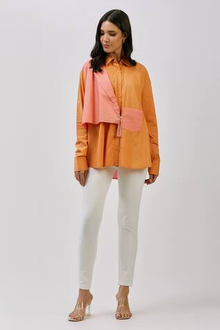 Nidzign Couture Colorblock Shirt
