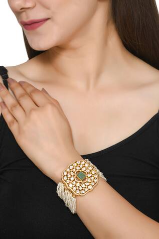 Zeeya Luxury Jewellery Handcrafted Stone Embellished Bracelet