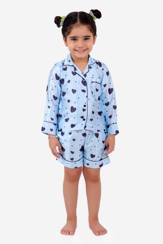 Fairies Forever Heart Print Night Suit
