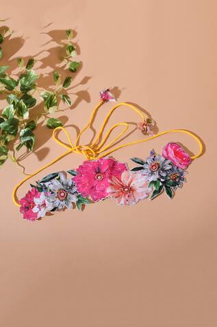Nikasha Handcrafted Floral Belt