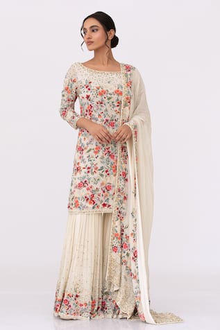 chiffon gharara