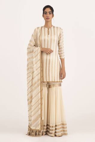 Nakul Sen Sequin Embroidered Kurta Sharara Set