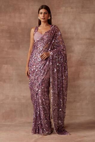Neeta Lulla Twilight Sequin Embellished Saree With Blouse