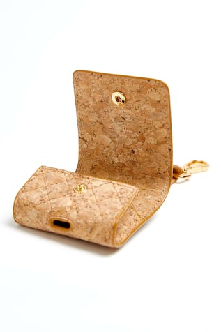 Outhouse Vegan Leather Handcrafted Monogram Airpod Case