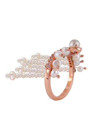 Opalina Soulful Jewellery Bead Tassel Ring