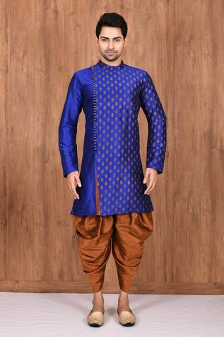 Aryavir Malhotra Dupion Silk Patiala