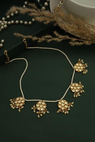 Phiroza Kundan Pendant Necklace