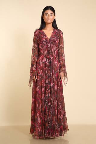 Preeti Jhawar Floral Print Dress