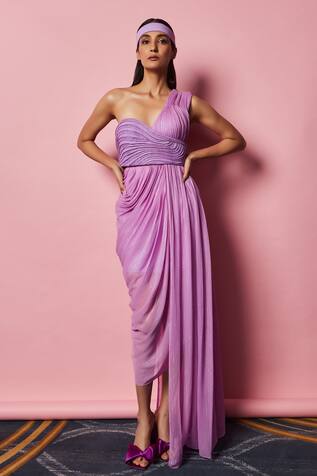 Nirmooha Embroidered Draped Gown