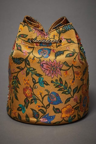 RI.Ritu Kumar Accessories Embroidered Potli Bag