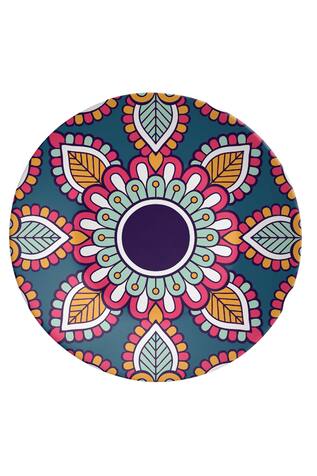 The Quirk India Center Splash Decorative Wall Plate